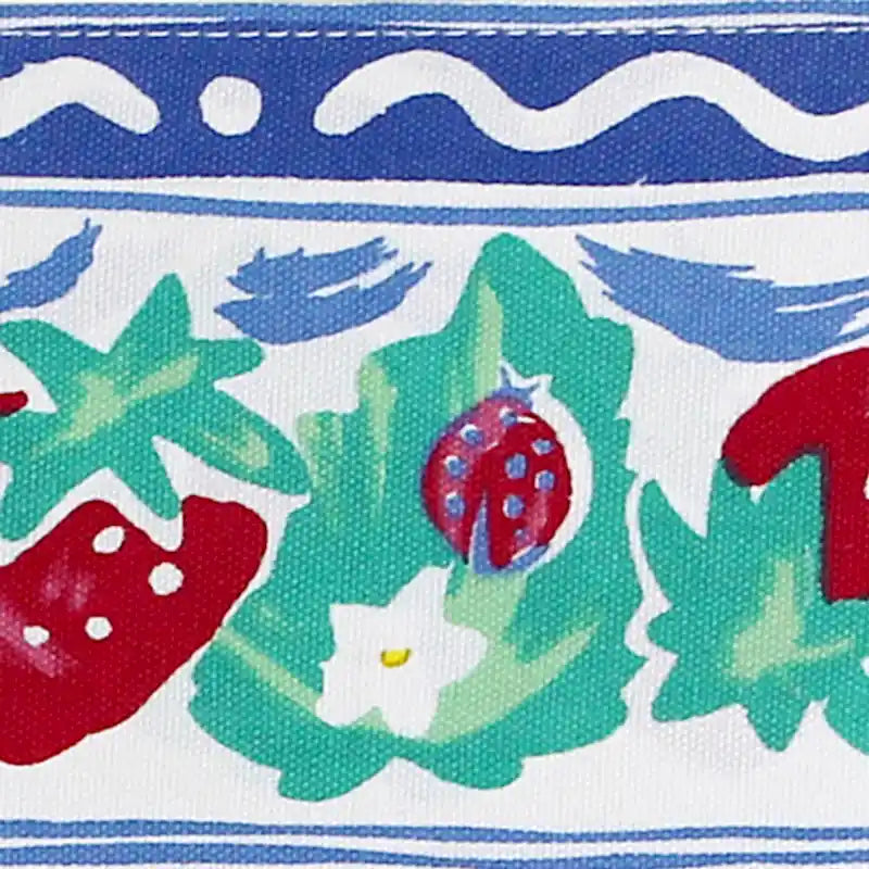 30 Sedia da Regista con Telaio Naturale - Strawberry Park - 23L x 19P x 45.5A