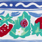 30 Sedia da Regista con Telaio Naturale - Strawberry Park - 23L x 19P x 45.5A