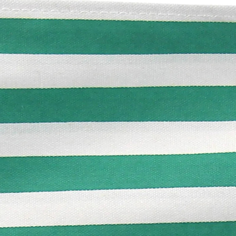 24 Sedia da Regista Telaio Bianco-Teal Cabana - 23W x 19D x 39.5H