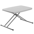 Tavolo pieghevole personale regolabile in altezza 20 x 30, grigio maculato