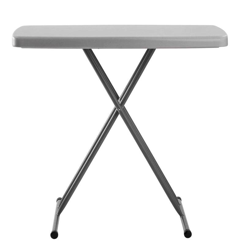Tavolo pieghevole personale regolabile in altezza 20 x 30, grigio maculato