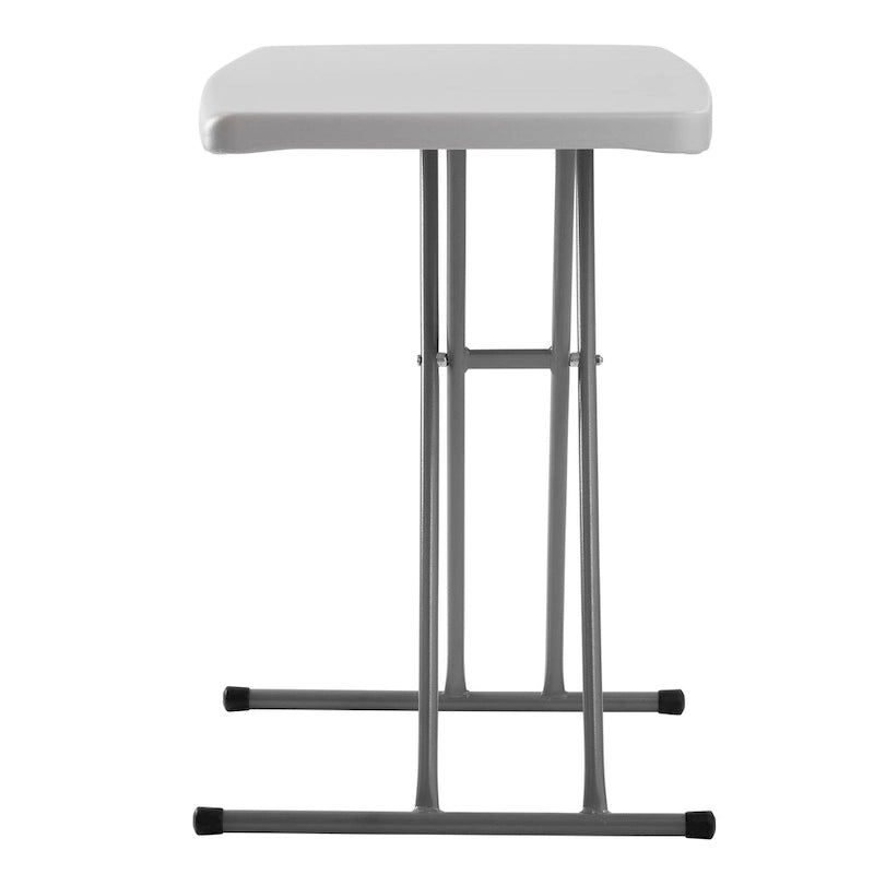 Tavolo pieghevole personale regolabile in altezza 20 x 30, grigio maculato
