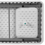 Tavolo da pulizia per pesce portatile da 4 piedi / Tavolo da campeggio esterno con lavello