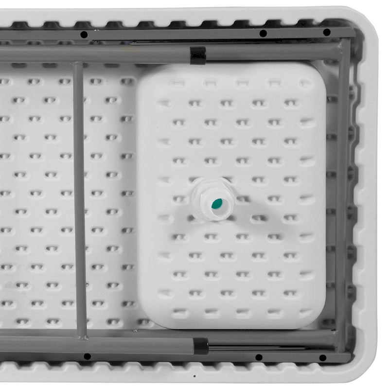 Tavolo da pulizia per pesce portatile da 4 piedi / Tavolo da campeggio esterno con lavello