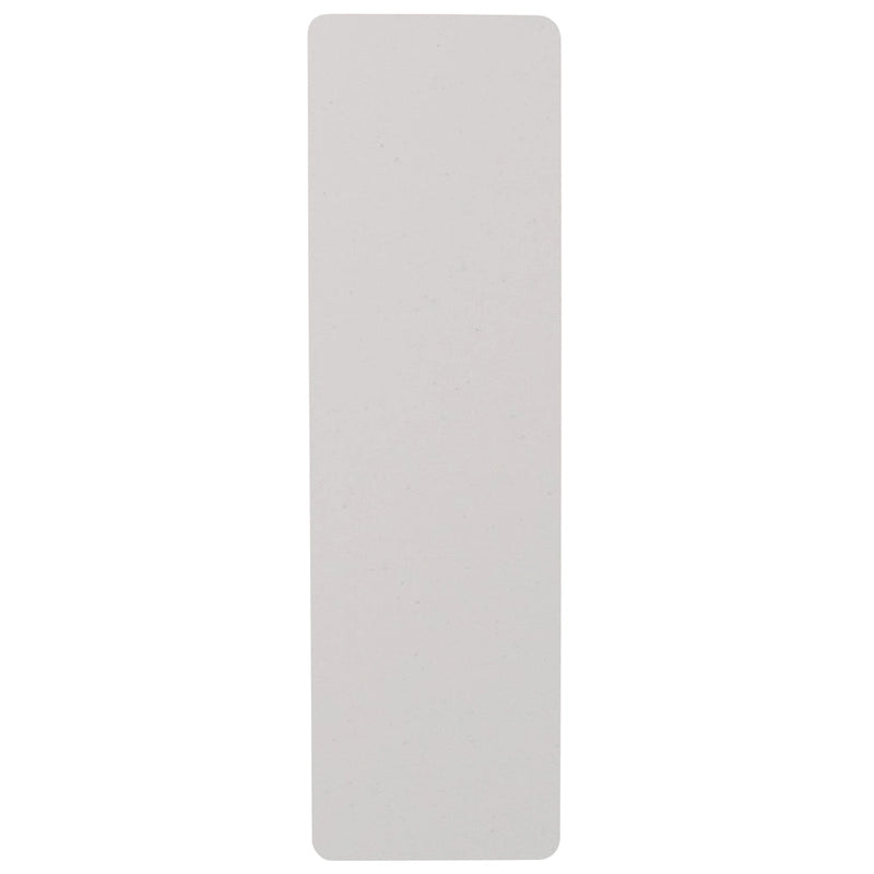 Tavolo da addestramento pieghevole rettangolare 18"L x 60"P in plastica granito bianca