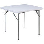 Tavolo pieghevole quadrato in plastica da 85 cm - Tavolo da gioco/Tavolo da carte
