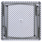 Tavolo pieghevole quadrato in plastica da 85 cm - Tavolo da gioco/Tavolo da carte