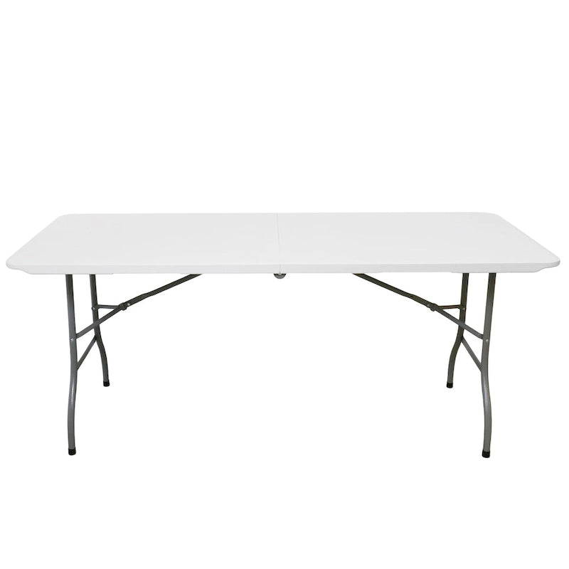 Tavolo pieghevole in plastica bianco da 180 cm