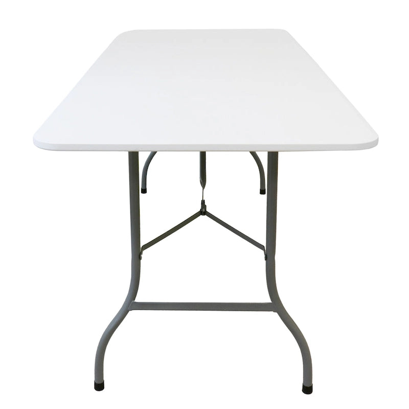 Tavolo pieghevole in plastica bianco da 180 cm