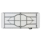 Tavolo pieghevole in plastica bianco da 180 cm