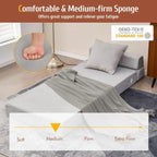 Sedia Pieghevole a Tre Ante Trasformabile in Letto - 75 x 28 x 6