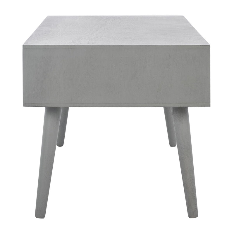 Tavolino da caffè a 2 cassetti Mid-Century - 37,8 L x 19 P x 17,8 H - 38Lx19Px18A