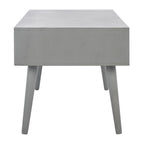 Tavolino da caffè a 2 cassetti Mid-Century - 37,8 L x 19 P x 17,8 H - 38Lx19Px18A