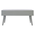 Tavolino da caffè a 2 cassetti Mid-Century - 37,8 L x 19 P x 17,8 H - 38Lx19Px18A