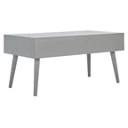 Tavolino da caffè a 2 cassetti Mid-Century - 37,8 L x 19 P x 17,8 H - 38Lx19Px18A
