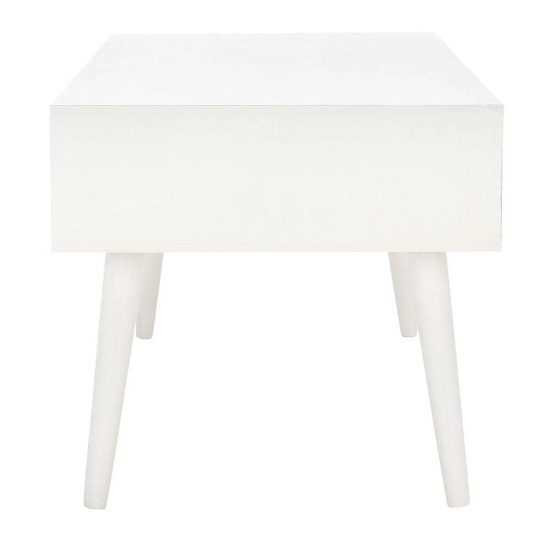 Tavolino da caffè a 2 cassetti Mid-Century - 37,8 L x 19 P x 17,8 H - 38Lx19Px18A