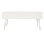 Tavolino da caffè a 2 cassetti Mid-Century - 37,8 L x 19 P x 17,8 H - 38Lx19Px18A
