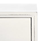 Tavolino da caffè a 2 cassetti Mid-Century - 37,8 L x 19 P x 17,8 H - 38Lx19Px18A
