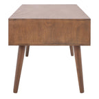 Tavolino da caffè a 2 cassetti Mid-Century - 37,8 L x 19 P x 17,8 H - 38Lx19Px18A