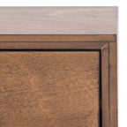 Tavolino da caffè a 2 cassetti Mid-Century - 37,8 L x 19 P x 17,8 H - 38Lx19Px18A