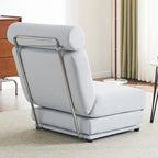 Poltrona singola, Divano letto singolo pieghevole con cuscino, Divano letto pieghevole portatile, Poltrona relax, Facile da riporre