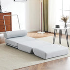 Poltrona singola, Divano letto singolo pieghevole con cuscino, Divano letto pieghevole portatile, Poltrona relax, Facile da riporre