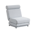 Poltrona singola, Divano letto singolo pieghevole con cuscino, Divano letto pieghevole portatile, Poltrona relax, Facile da riporre