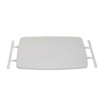 Tavolo Pieghevole 30x20 Pollici Sollevabile da Picnic Campeggio Pranzo Rettangolare Bianco