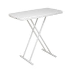 Tavolo Pieghevole 30x20 Pollici Sollevabile da Picnic Campeggio Pranzo Rettangolare Bianco