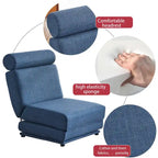 Poltrona Letto Singolo Pieghevole con Cuscino