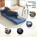 Poltrona Letto Singolo Pieghevole con Cuscino