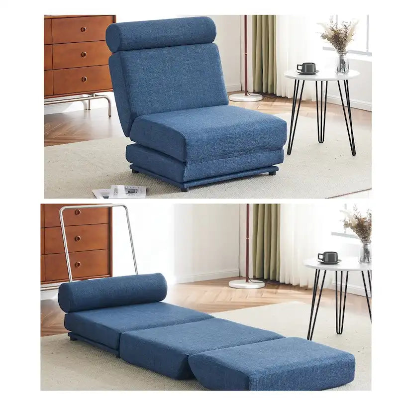 Poltrona Letto Singolo Pieghevole con Cuscino