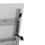 Tavolo da formazione con ribaltamento commerciale a incastro con struttura in acciaio e gambe a Y - 23.5L x 60P x 30H