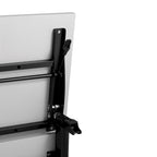 Tavolo da formazione con ribaltamento commerciale a incastro con struttura in acciaio e gambe a Y - 23.5L x 60P x 30H