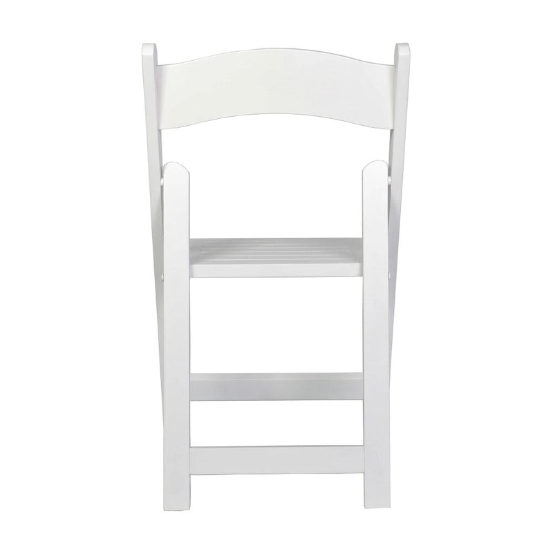 Sedia Pieghevole Portatile da Pranzo in Legno Massello di Qualità Commerciale - 44,5 L x 45,7 P x 79,4 H cm