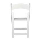 Sedia Pieghevole Portatile da Pranzo in Legno Massello di Qualità Commerciale - 44,5 L x 45,7 P x 79,4 H cm