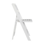 Sedia Pieghevole Portatile da Pranzo in Legno Massello di Qualità Commerciale - 44,5 L x 45,7 P x 79,4 H cm