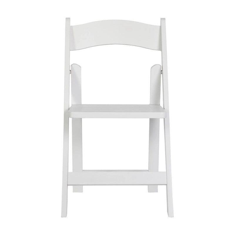 Sedia Pieghevole Portatile da Pranzo in Legno Massello di Qualità Commerciale - 44,5 L x 45,7 P x 79,4 H cm